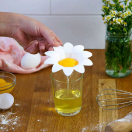 Dụng cụ tách lòng trắng trứng (lọc lòng trắng trứng) - hình bông hoa xinh xắn
