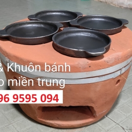 Lò bánh xèo miền trung khuôn gang