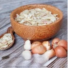 Tỏi thái lát sấy khô cao cấp - 200g