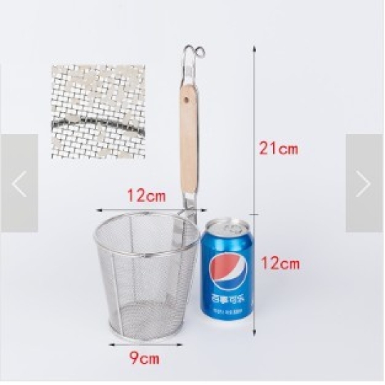 Vợt hủ tiếu inox (vợt trụng hủ tiếu, vá trụng hủ tiếu) - 9x12cm