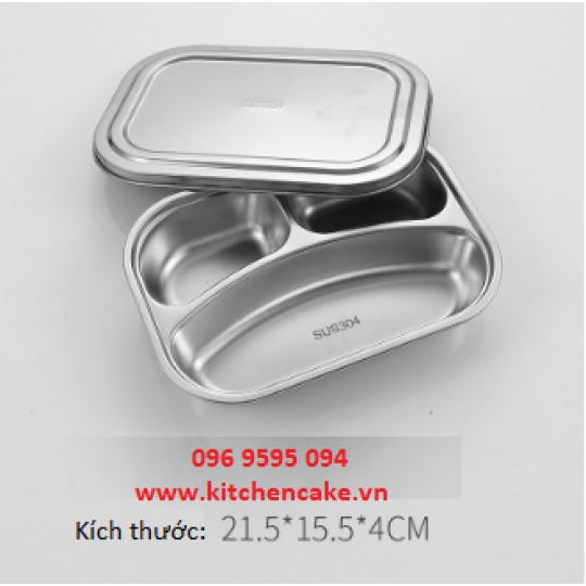 Hộp cơm nhiều ngăn - inox 304