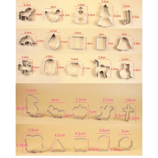 Khuôn nhấn bánh quy (cookie, cutter) - hình tam giác