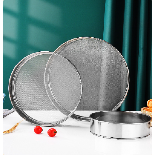 Rây bột mịn 40mesh = 0.5mm - INOX 304