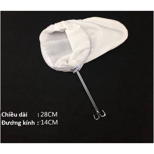 Vợt cà phê cán gỗ, cán inox